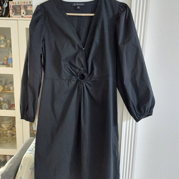 I.N.C. INTERNATIONAL CONCEPTS Women's V-Neck Puff-Sleeve Mini Dress MEDIUM - Picture 12 of 14